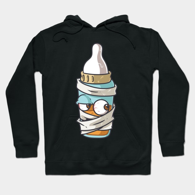 baby bottle artwork Hoodie by Mako Design 